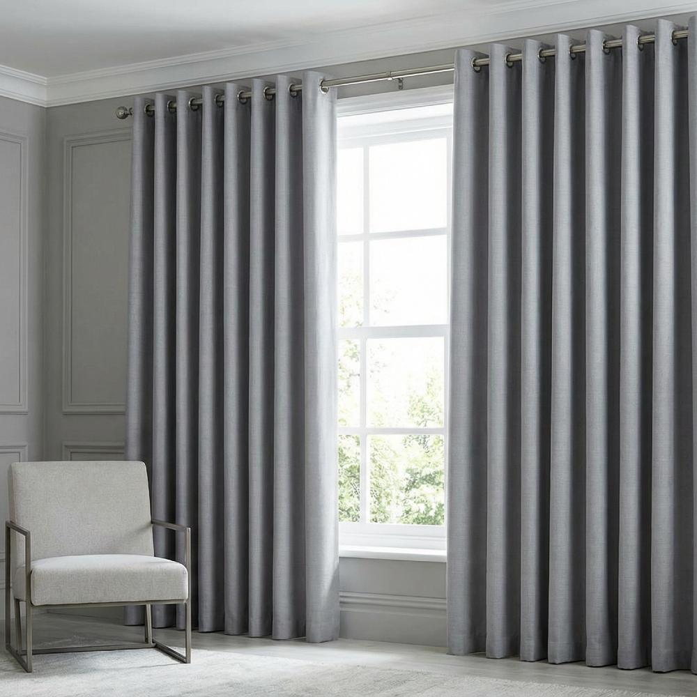 Prima Made to Measure Curtains Grey