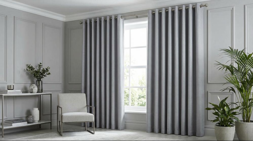 Prima Made to Measure Curtains Grey