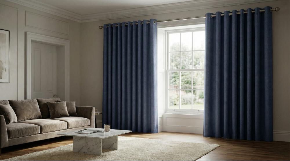 Prima Made to Measure Curtains Navy