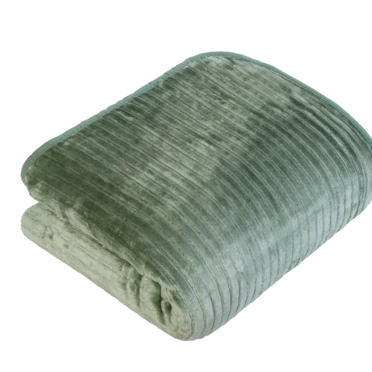 Ribbed Mink Blanket Throw by Rapport Home