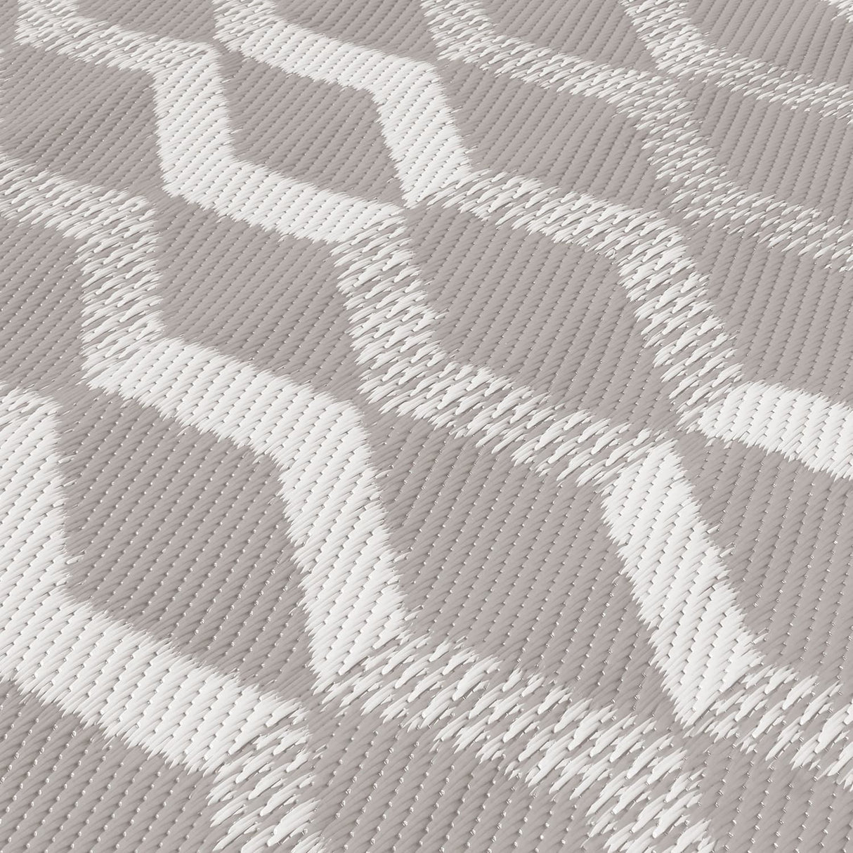 Rico Geometric Outdoor Rug Grey and Orange 120cm x 170cm - Rico Outdoor Rug In Grey 120 X 170Cm 3