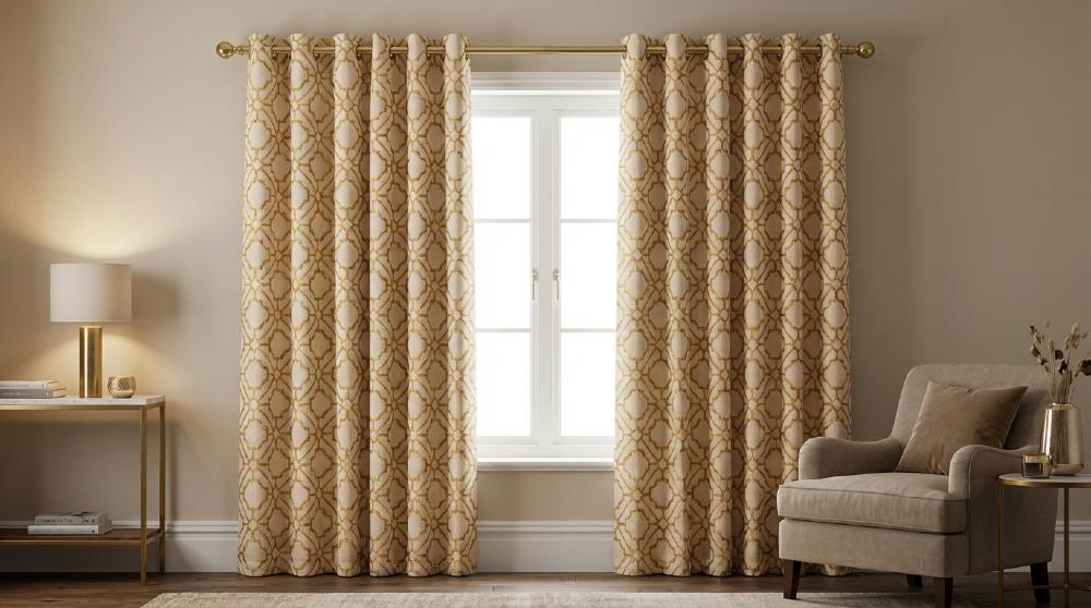 Rocco Made to Measure Curtains Gold