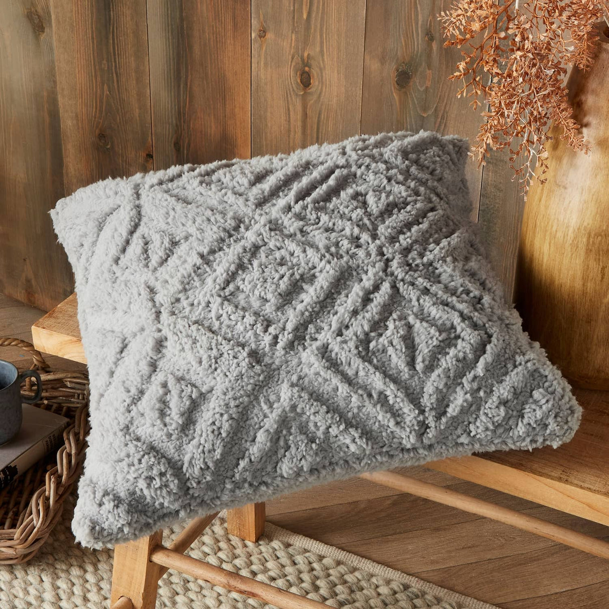 Snug Romo Fleece Cushion Cover Cosy 43cm x 43cm