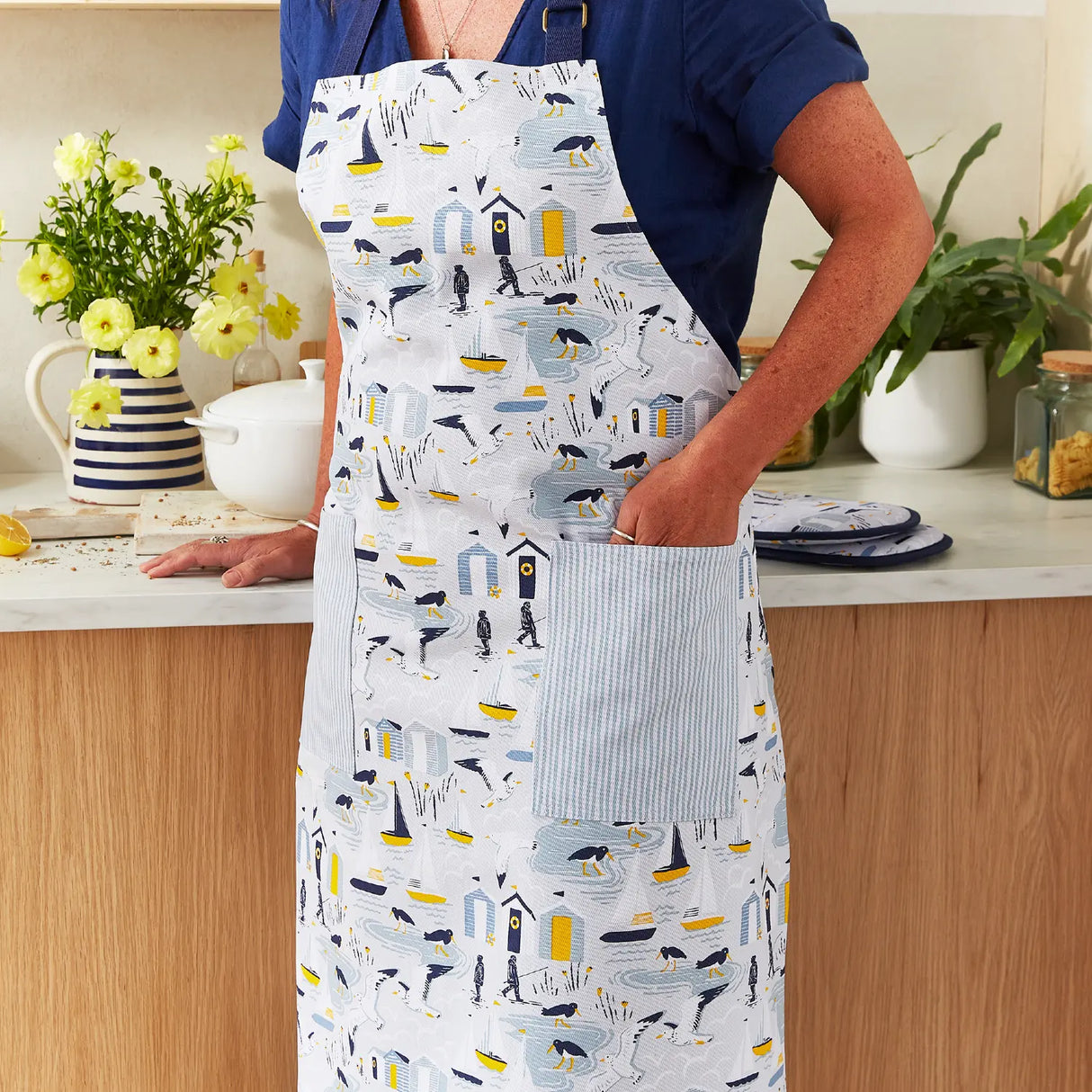 Ulster Weavers Seashore Cotton Textiles Cotton Apron
