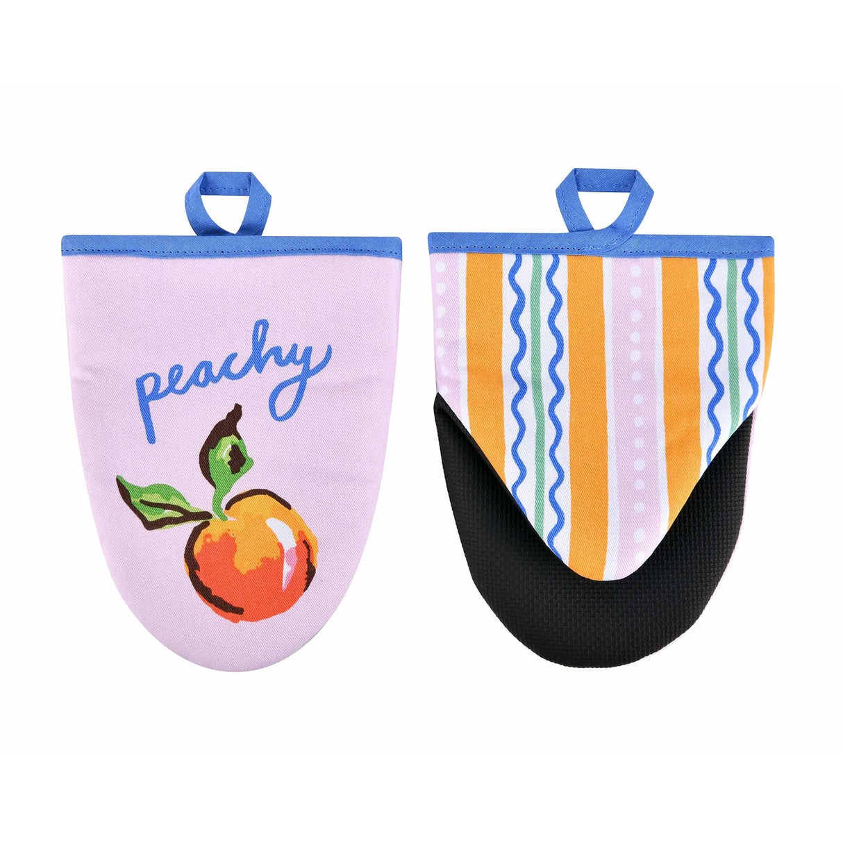 Summer Fruits Microwave Mitts Pair in Multicolour
