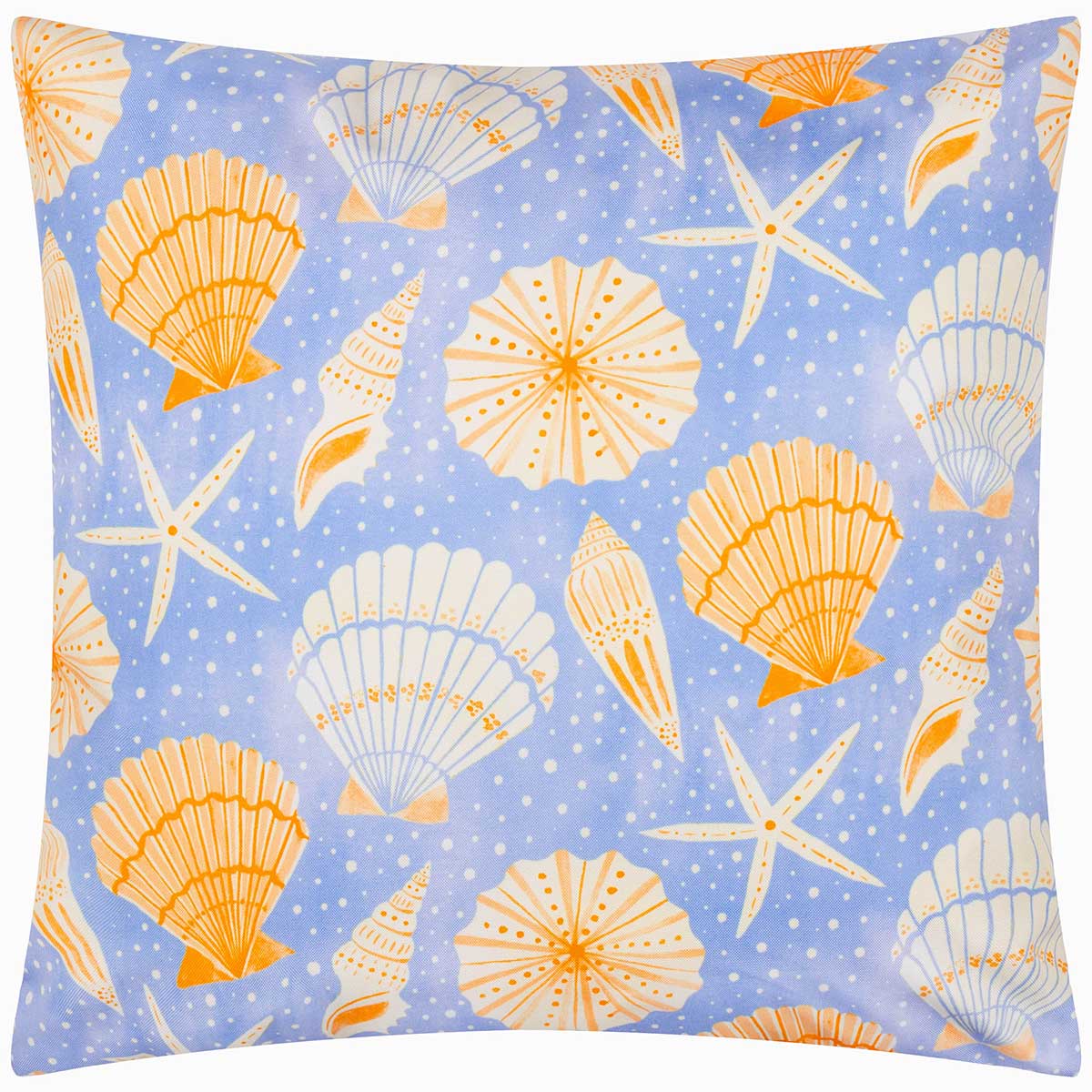 Sea Shells Outdoor Cushion Cover / Filled Cushion 18" x 18" (45cm x 45cm) by furn. 3
