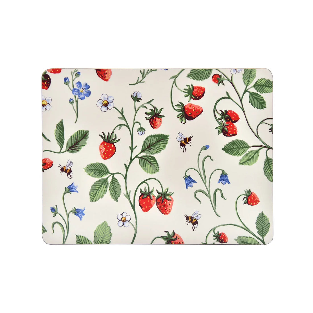 Ulster Weavers Strawberry Patch Cotton Placemat 4 Pack