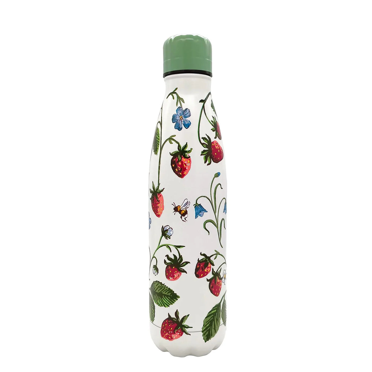 Strawberry Patch Water Bottle in Green