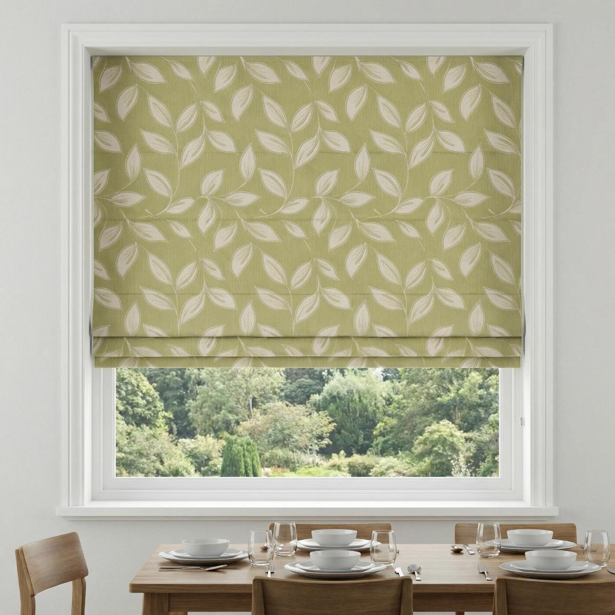 Sardinia Made to Measure Roman Blind Green