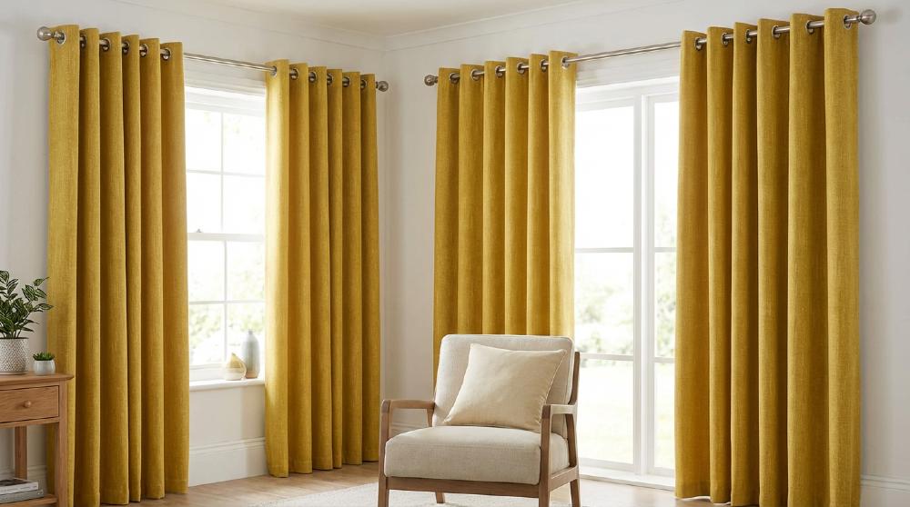 Sevilla Made to Measure Curtains Flaxen 3