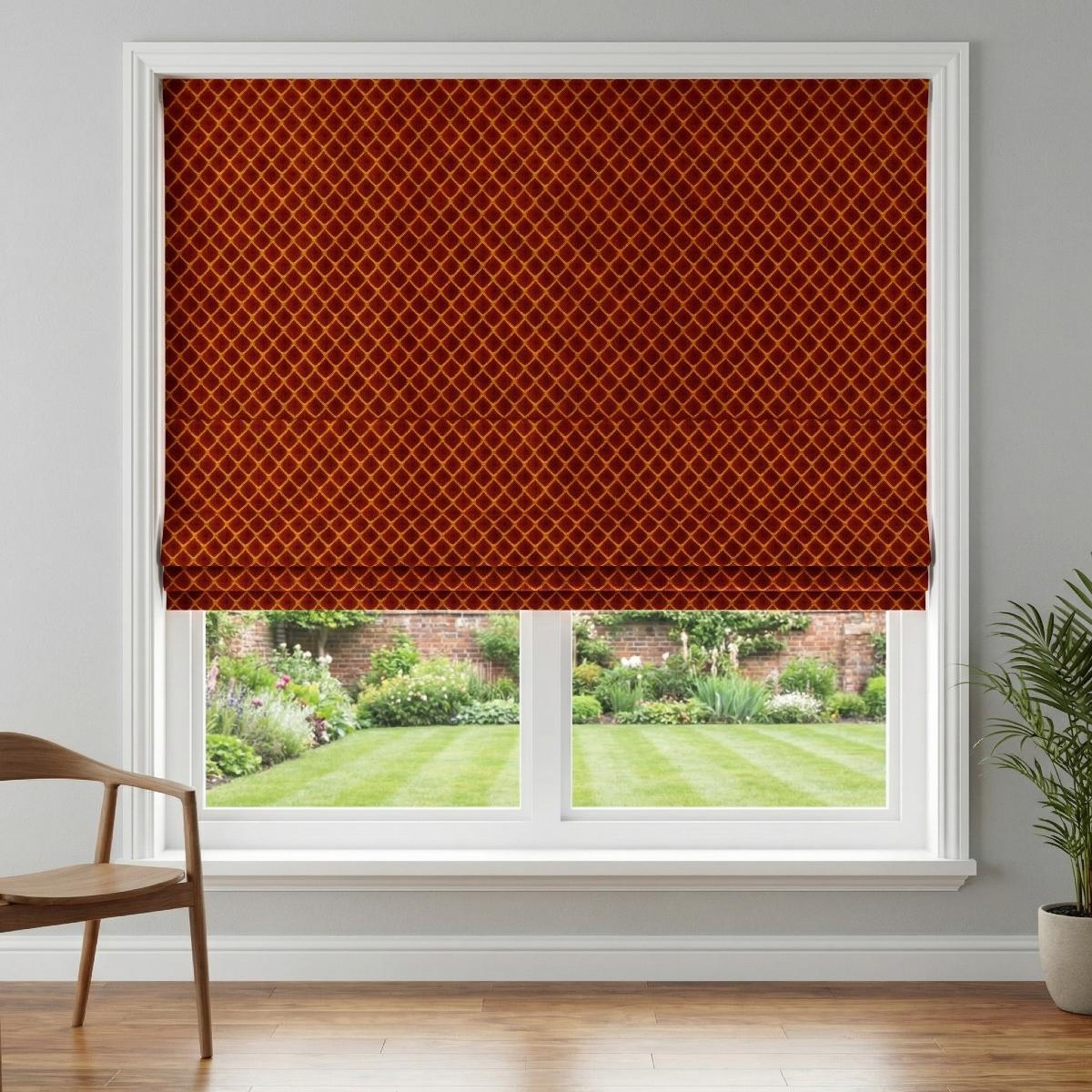 Sicily Made to Measure Roman Blind Wine