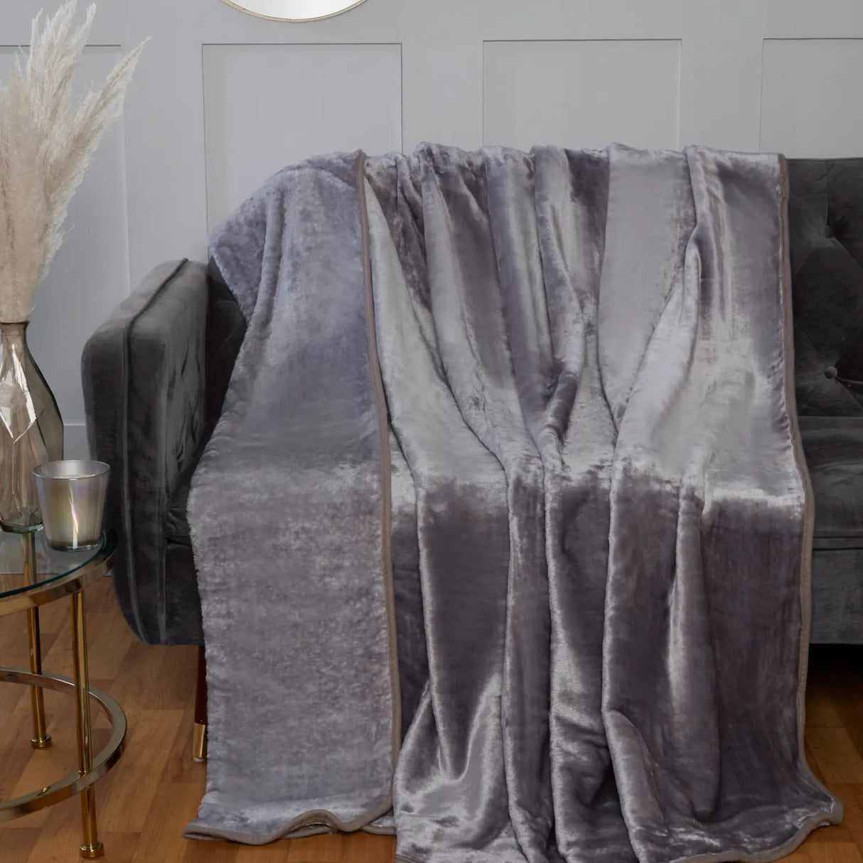 Dyed Mink Throw Blanket by Rapport Home