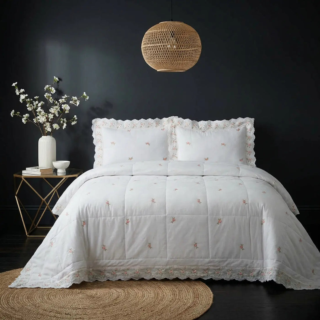 Sophie Bedspread White