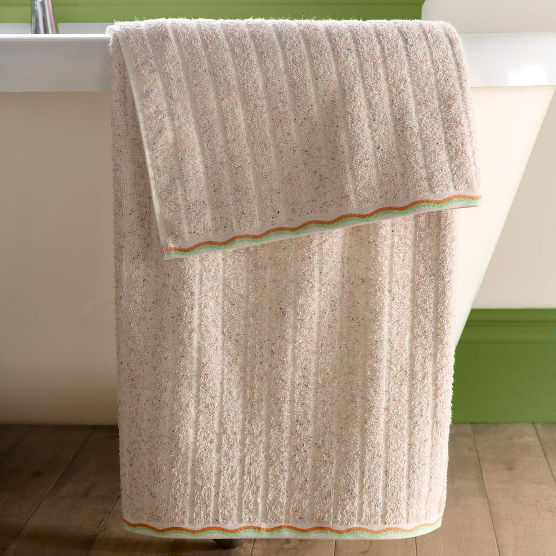 Speckle Rib 550 GSM Natural 100% Cotton Bathroom Towel s