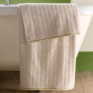 Speckle Rib 550 GSM Bathroom Towels - Natural