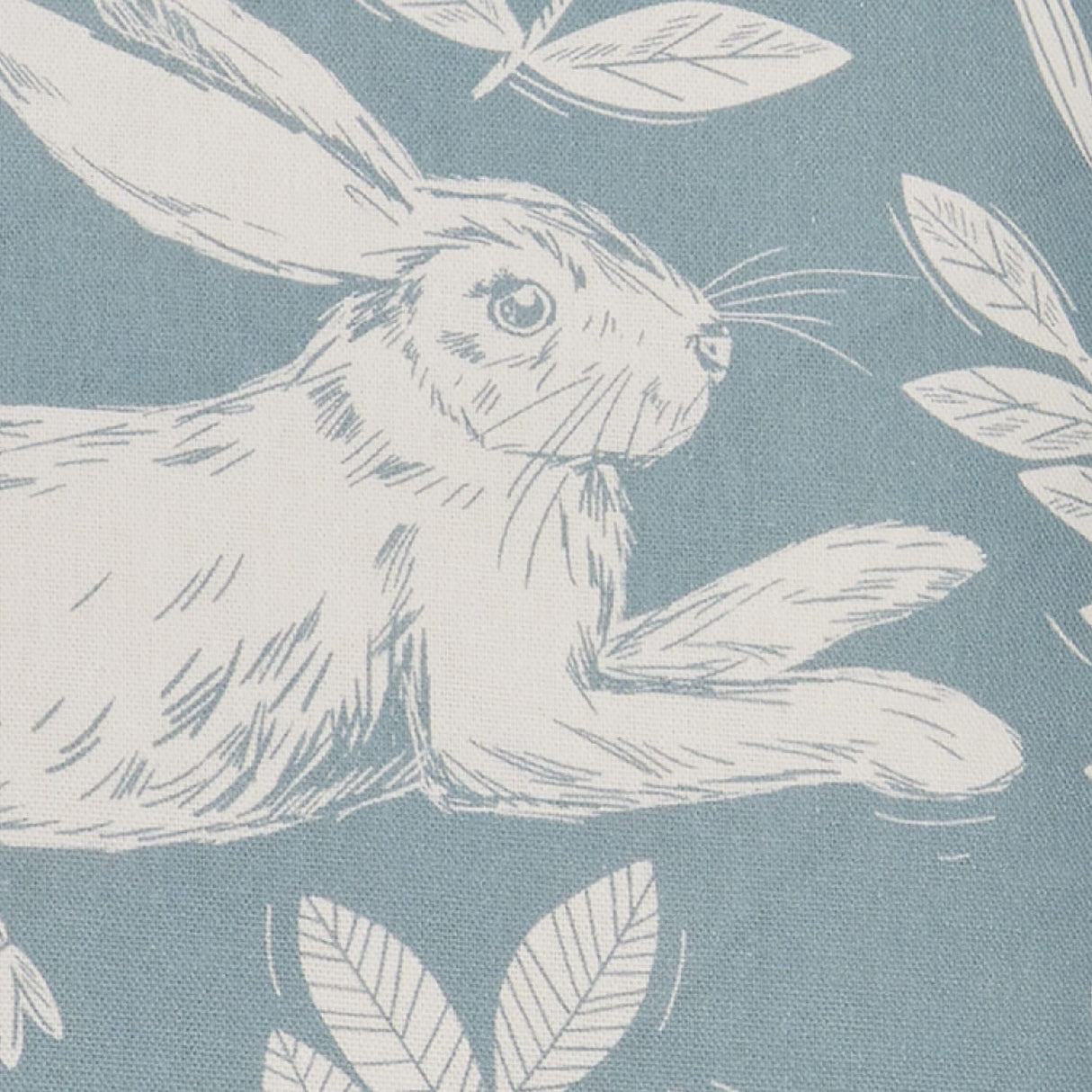 Spring Rabbit Outdoor Duck Egg 100% Cotton Cushion Cover 43cm x 43cm - Spring Rabbit Outdoor Cushion In Duck Egg 43 X 43Cm 5