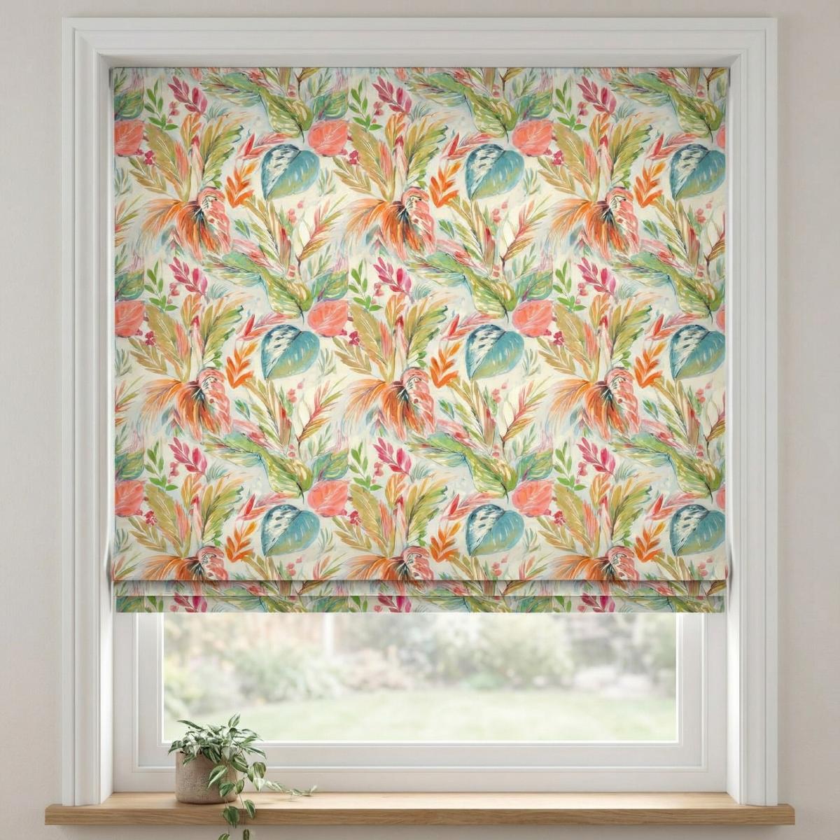 St Barts Made to Measure Roman Blind Chartreuse