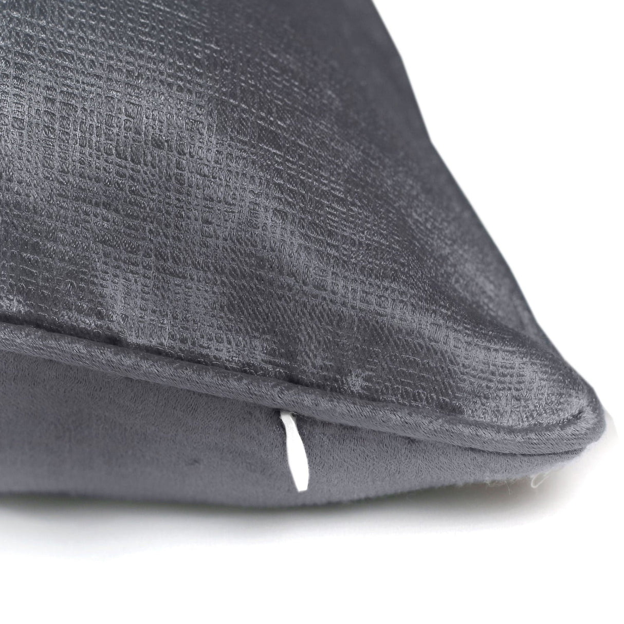 Strata Cushion Cover 43cm x 43cm - Charcoal - Strata Cushion In Charcoal 43 X 43Cm 2