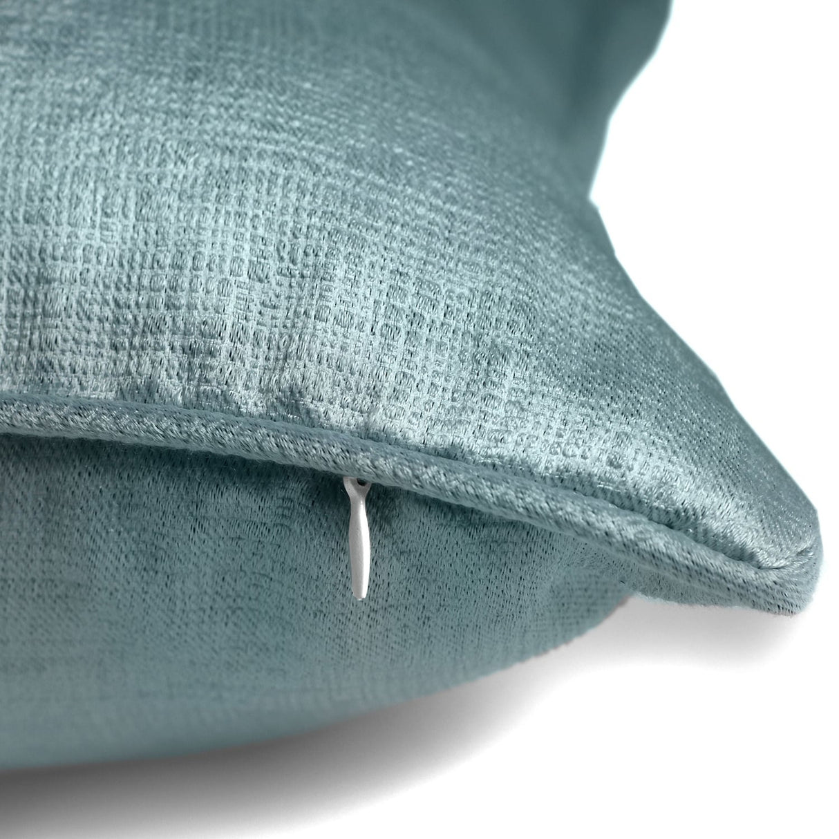 Strata Cushion Cover 43cm x 43cm - Duck Egg - Strata Cushion In Duck Egg 43 X 43Cm 2
