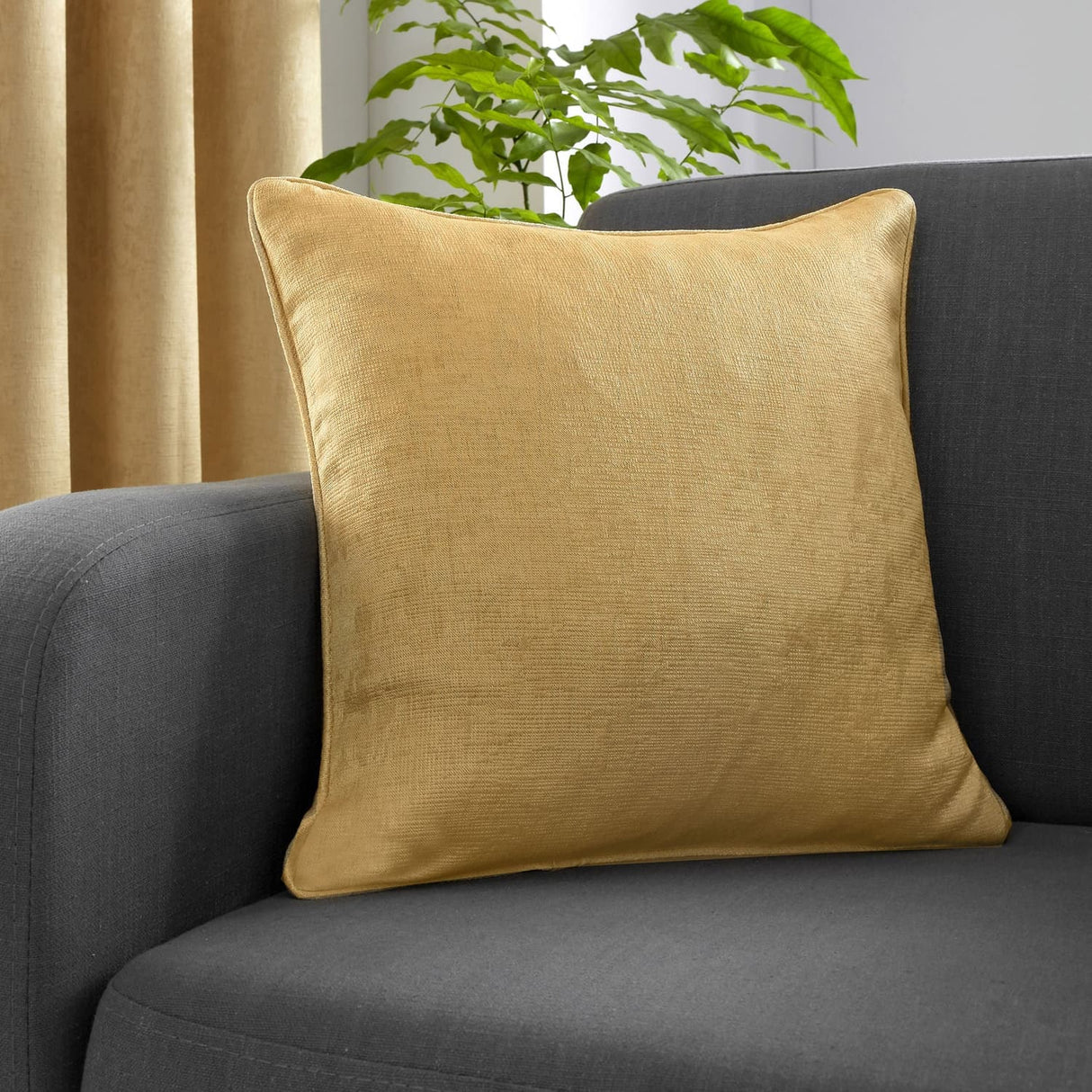 Strata Cushion Cover 43cm x 43cm - Ochre