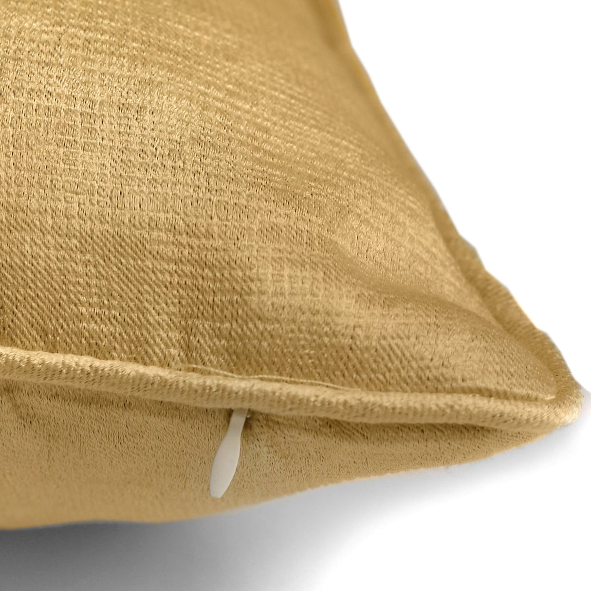 Strata Cushion Cover 43cm x 43cm - Ochre - Strata Cushion In Ochre 43 X 43Cm 2