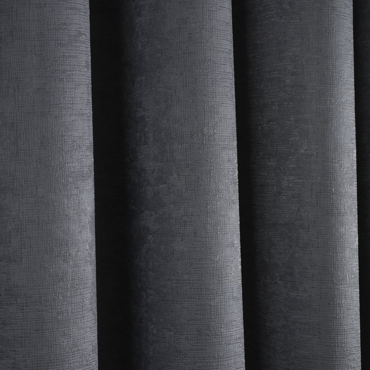 Strata Thermal Dim Out Woven Eyelet Curtains - Charcoal Light Filtering - Strata Eyelet Curtains In Charcoal 3