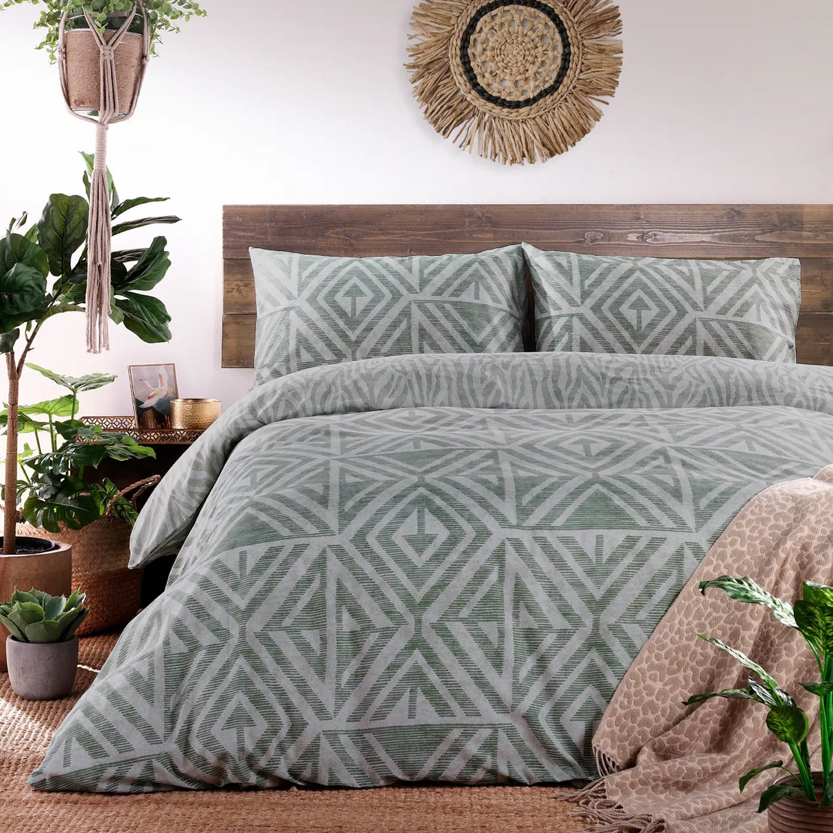 Tanza Duvet Cover Set by furn.