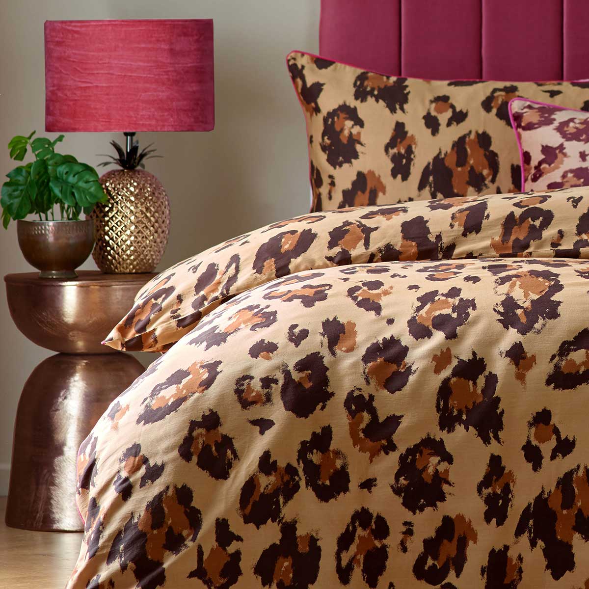 True Leopard Duvet Cover Set by furn.