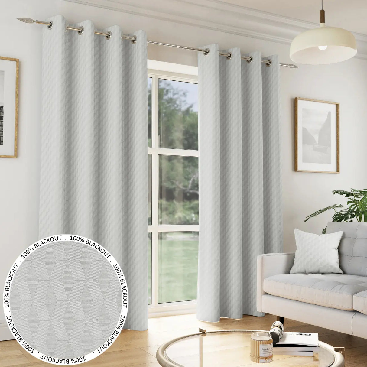 Tokyo Eyelet Curtains by Enhanced Living