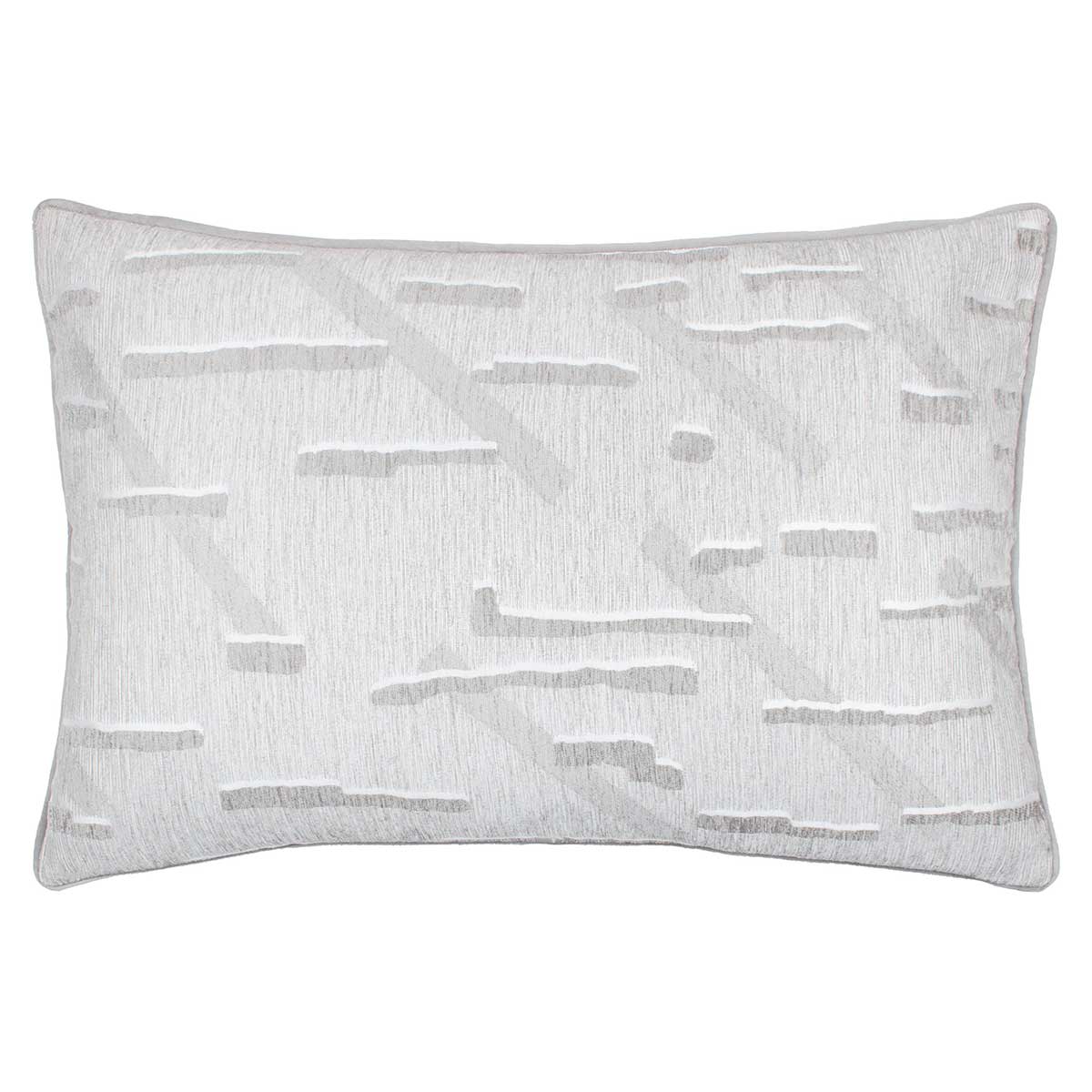 Tresse Cushion Cover / Filled Cushion 16" x 24" (40cm x 60cm) - Glacier Grey