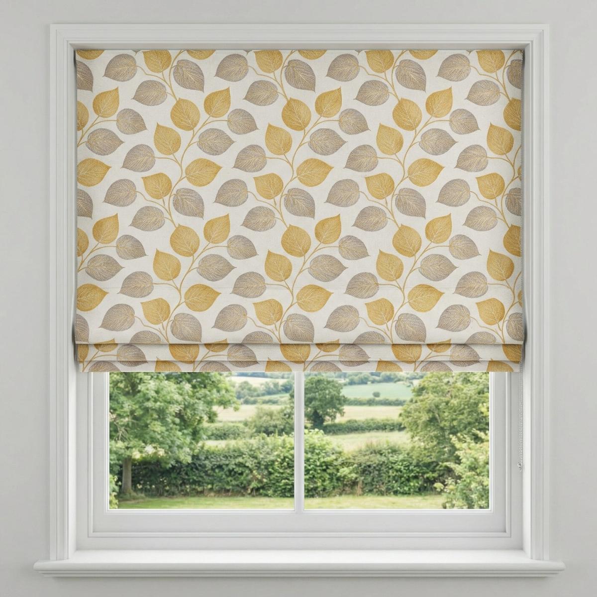 Tanomah Made to Measure Roman Blind Gold