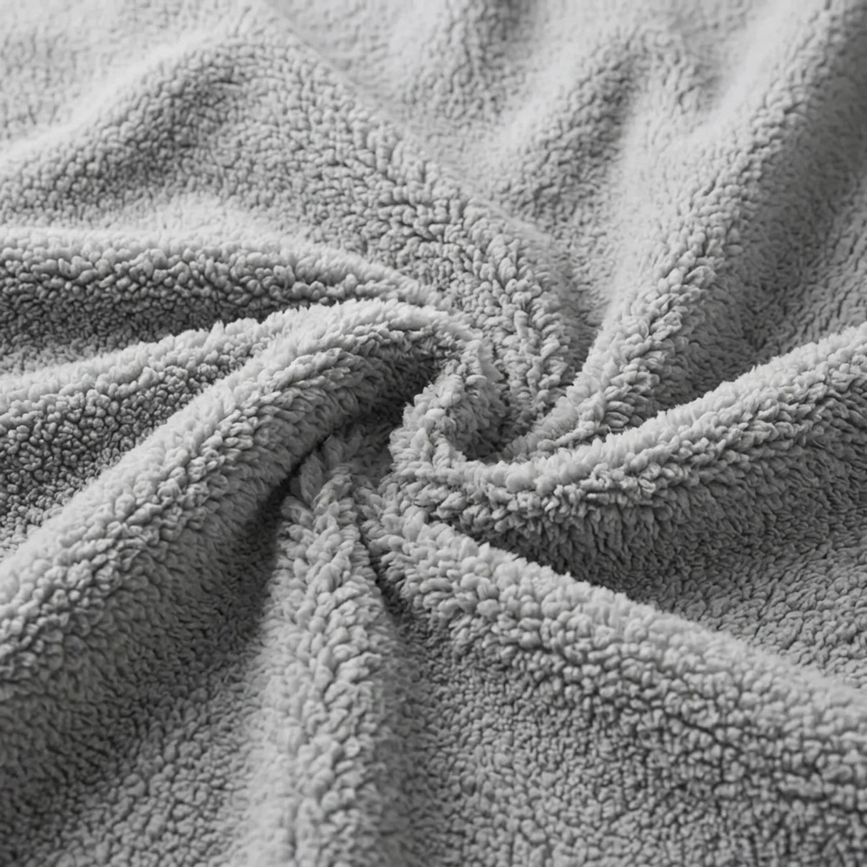 Teddy Silver Fleece Fitted Sheet 30cm Deep - additional image 1