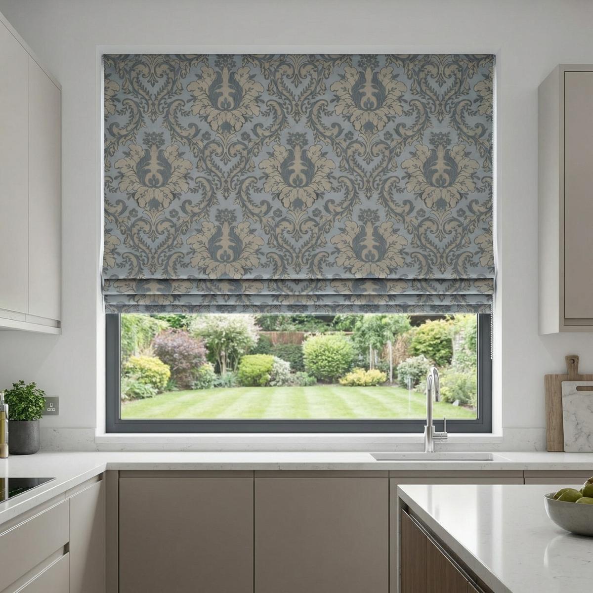 Tegola Made to Measure Roman Blind Duck Egg