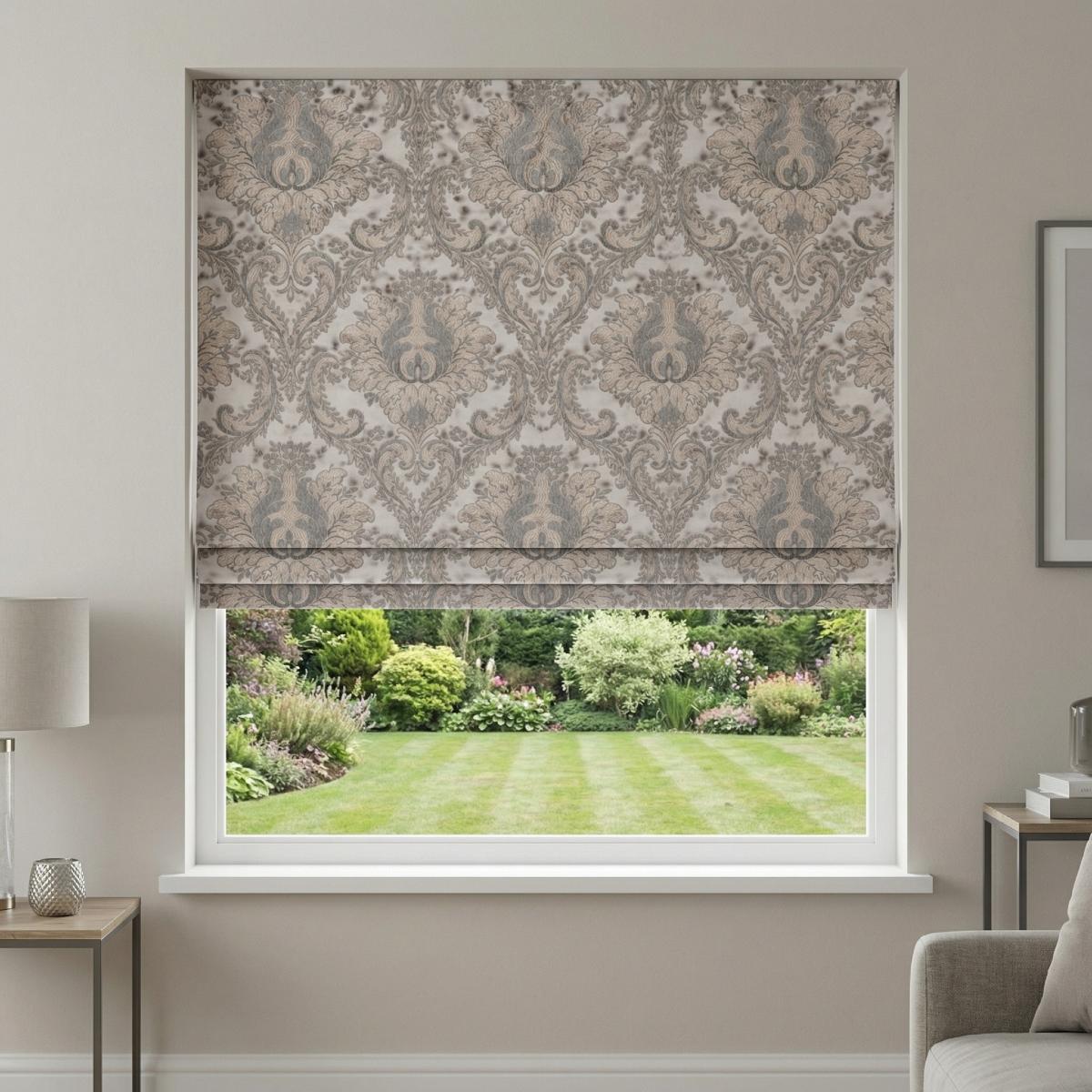 Tegola Made to Measure Roman Blind Grey