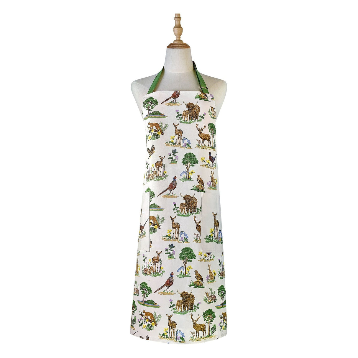 Ulster Weavers Thistlewood Floral Green Cotton Apron