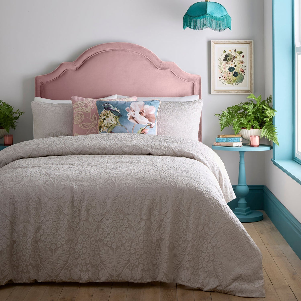 Toria Soft Microfibre Duvet Cover Set - Stone - Toria Duvet Cover Set In Stone 5