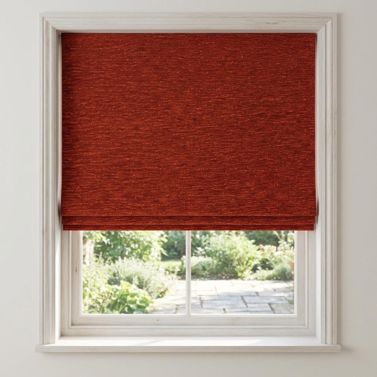 Toulouse Made to Measure Roman Blind Carmine