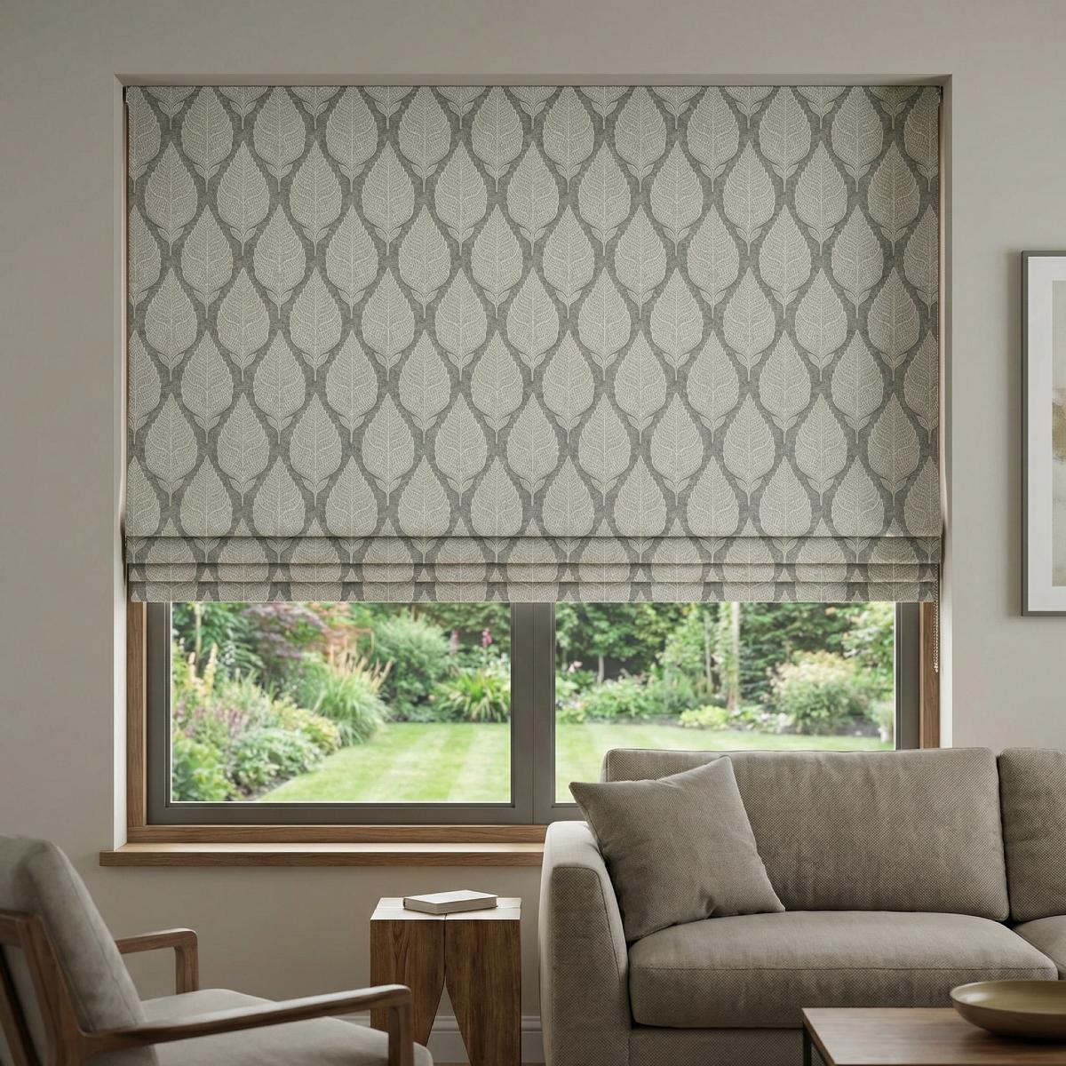 Treasure Made to Measure Roman Blind Chrome