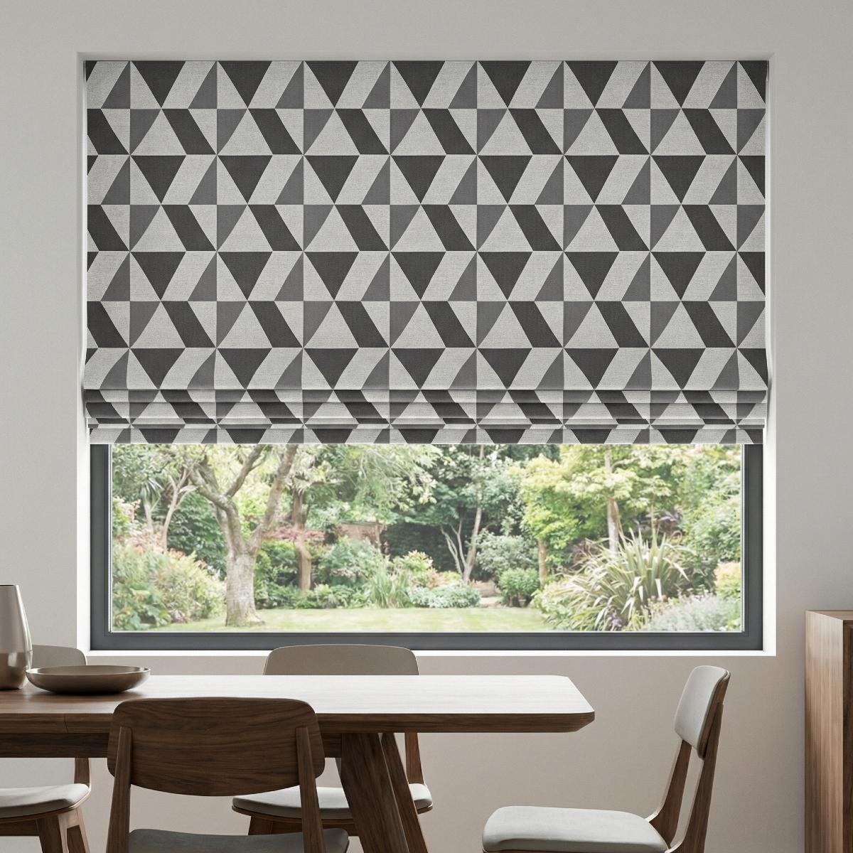 Tribeca Made to Measure Roman Blind Charcoal