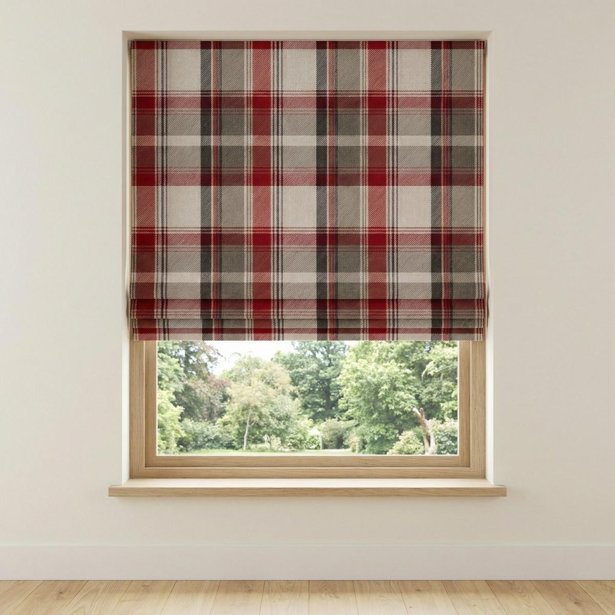 Trinity Made to Measure Roman Blind Rosso