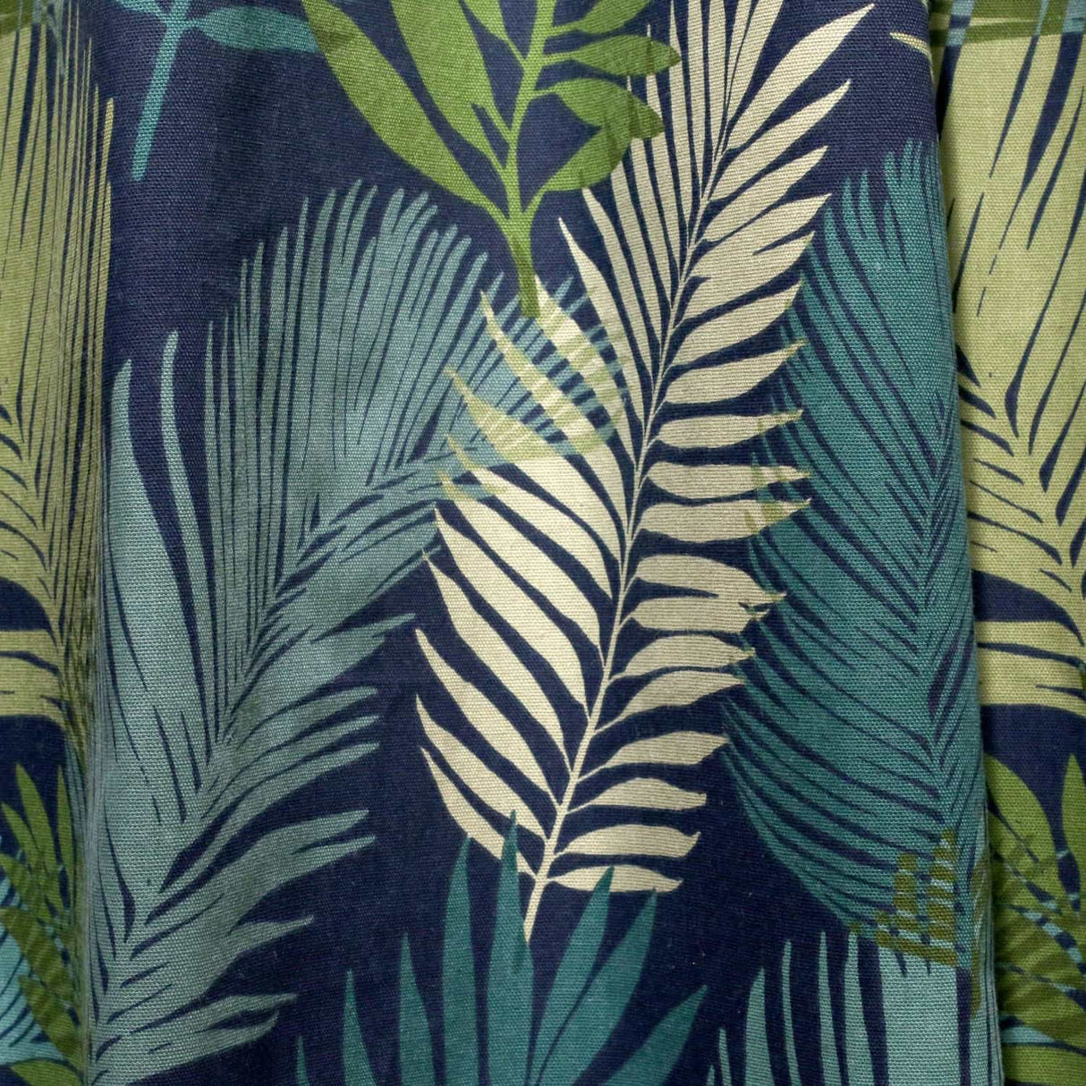 Tropical Ochre Eyelet Curtains - Multi Light Filtering - Tropical Eyelet Curtains In Multicolour 2