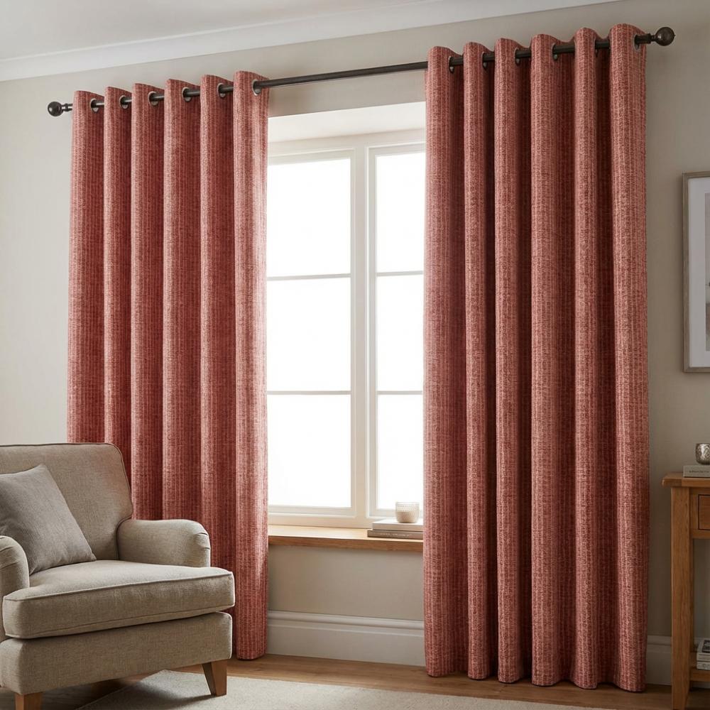 Tulsa Coral fabric sample