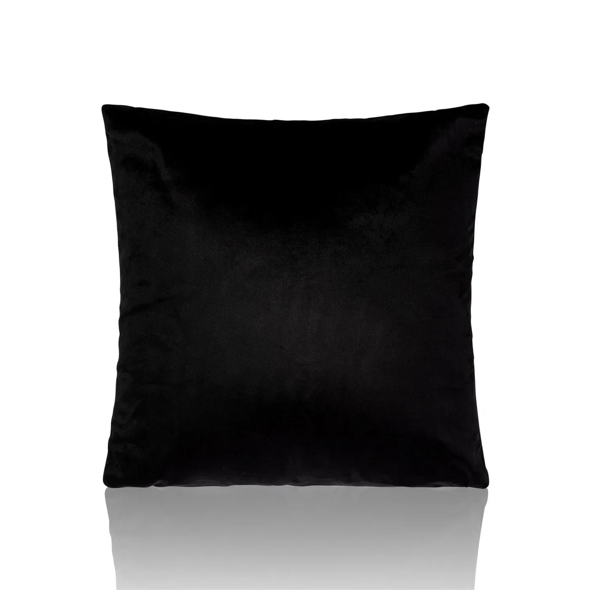 Alan Symonds Velvet Blackout Cushion Cover 18" x 18" in Black