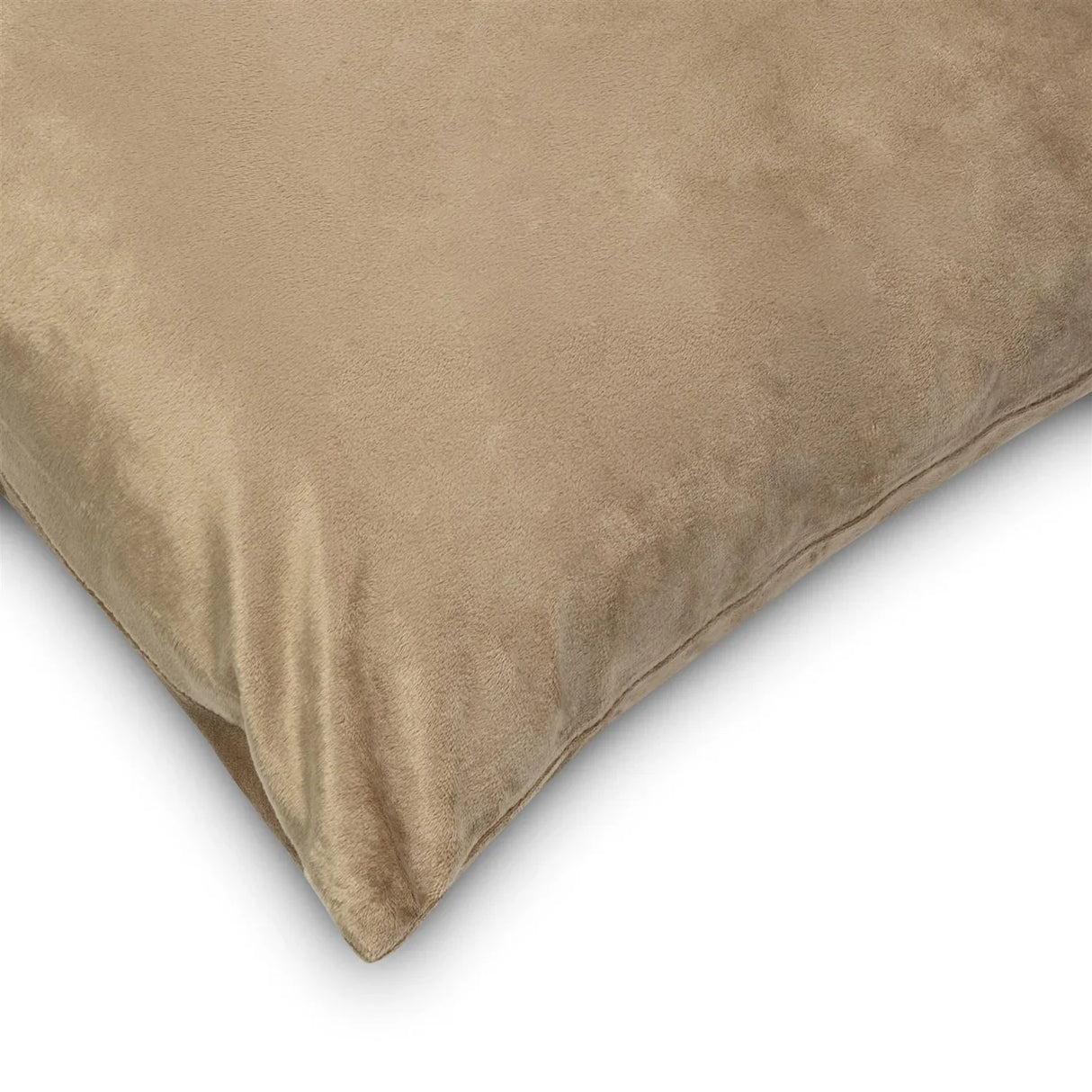 Alan Symonds Velvet Blackout Cushion Cover 18" x 18" in Cream - Image 2