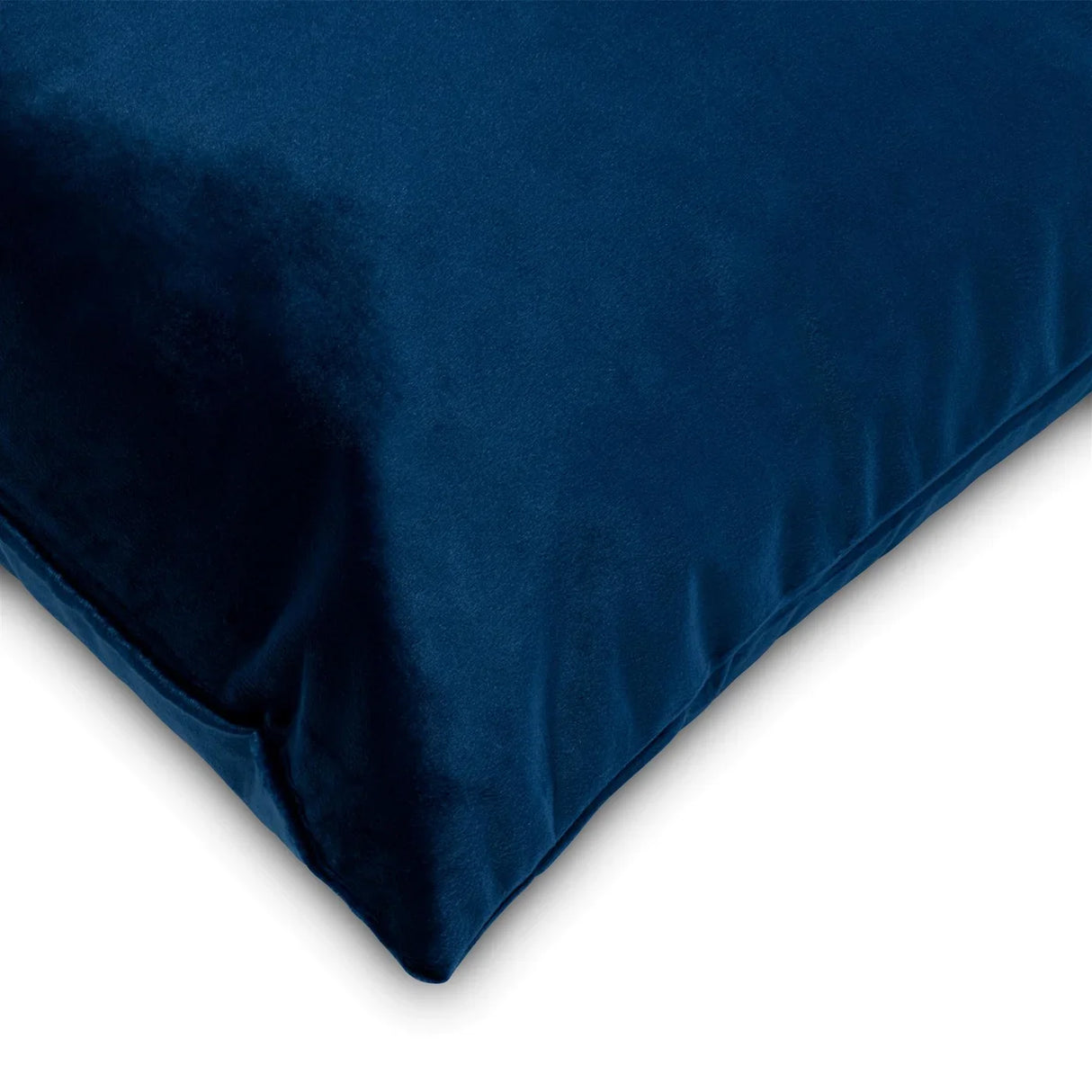 Alan Symonds Velvet Blackout Cushion Cover 18" x 18" in Navy - Image 2