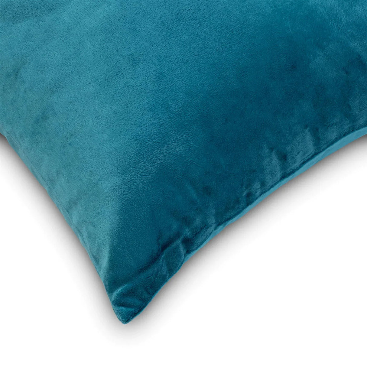Alan Symonds Velvet Blackout Cushion Cover 18" x 18" in Teal - Image 2