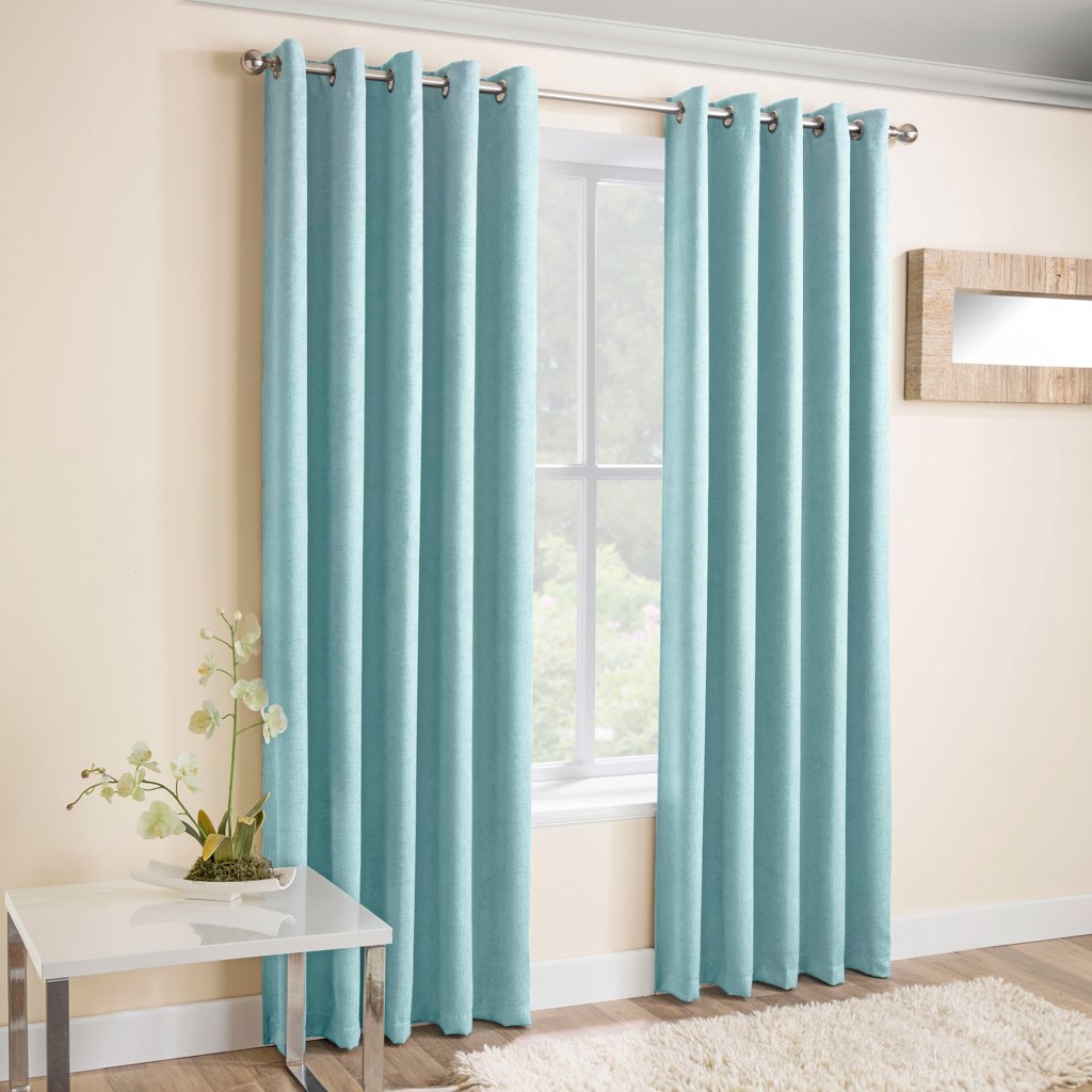 Vogue Thermal Eyelet Dimout Curtains by Enhanced Living