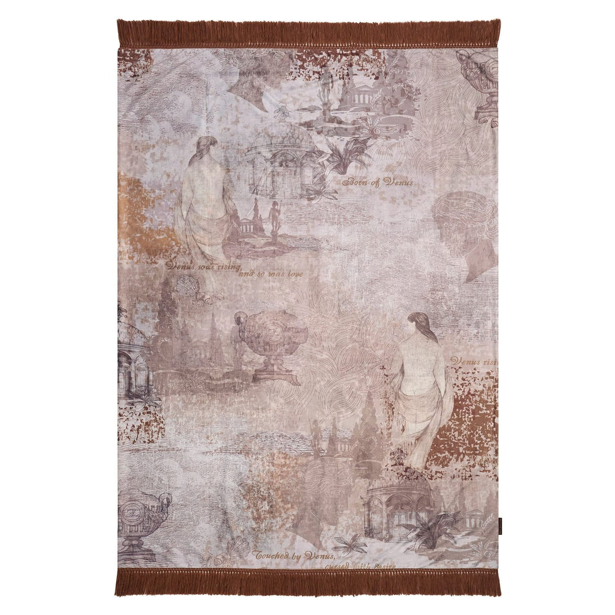 Laurence Llewelyn-Bowen Venus Primavera Recycled Polyester Throw Natural - Venus Primavera Throw In Natural 130 X 180Cm 3