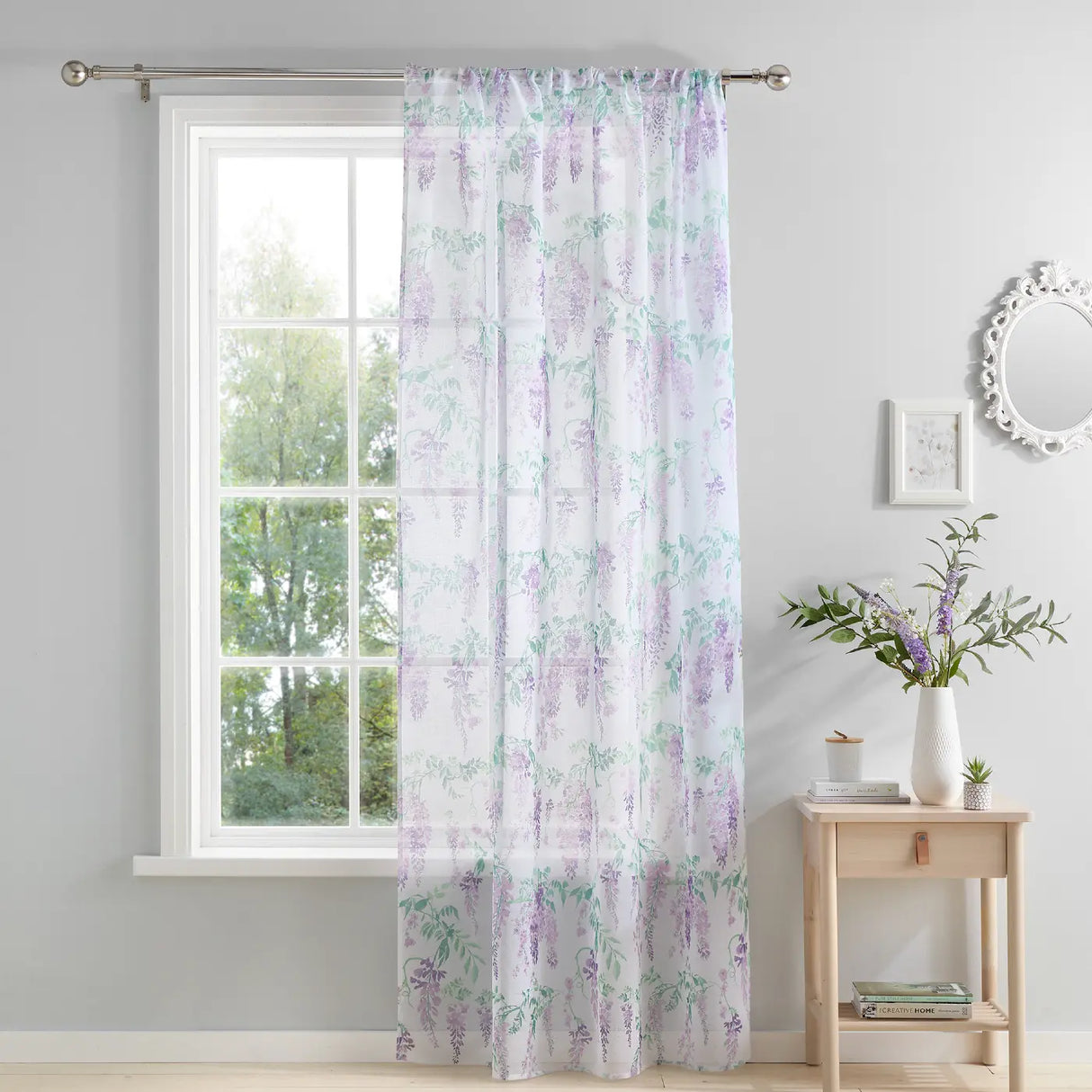 Wisteria Voile Curtain Voile by D & D