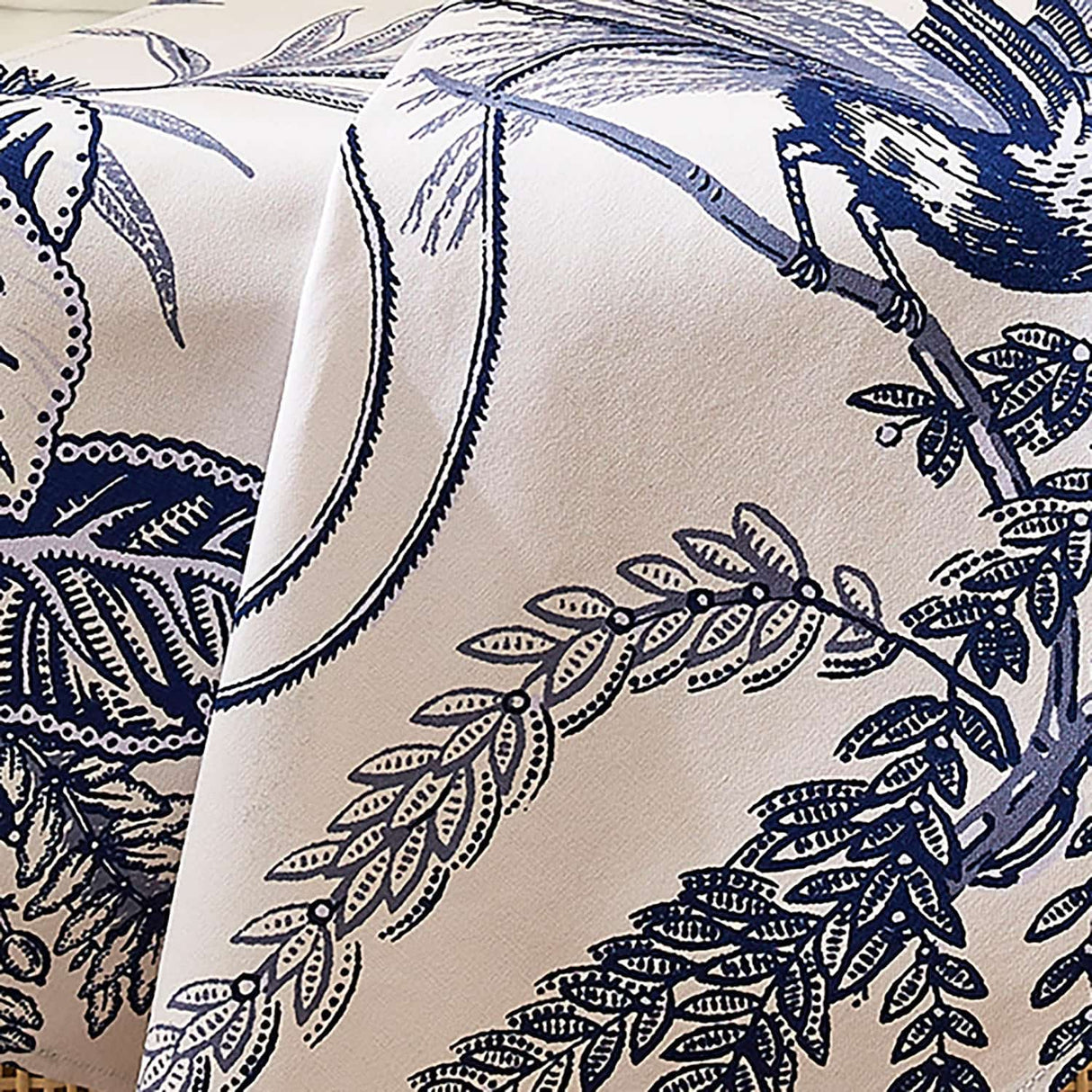 Ulster Weavers Willow Toile Tea Towel - Willow Toile Cotton Tea Towel In Blue 3